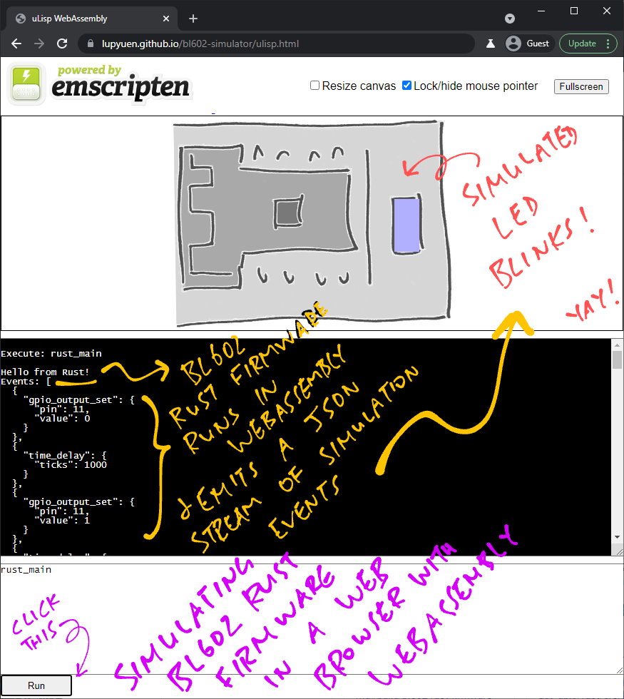 BL602 Simulator in WebAssembly