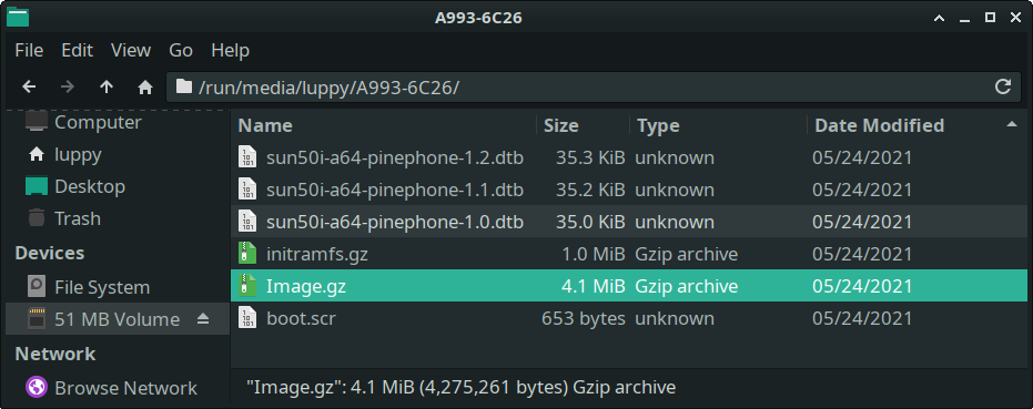 PinePhone Jumpdrive on microSD