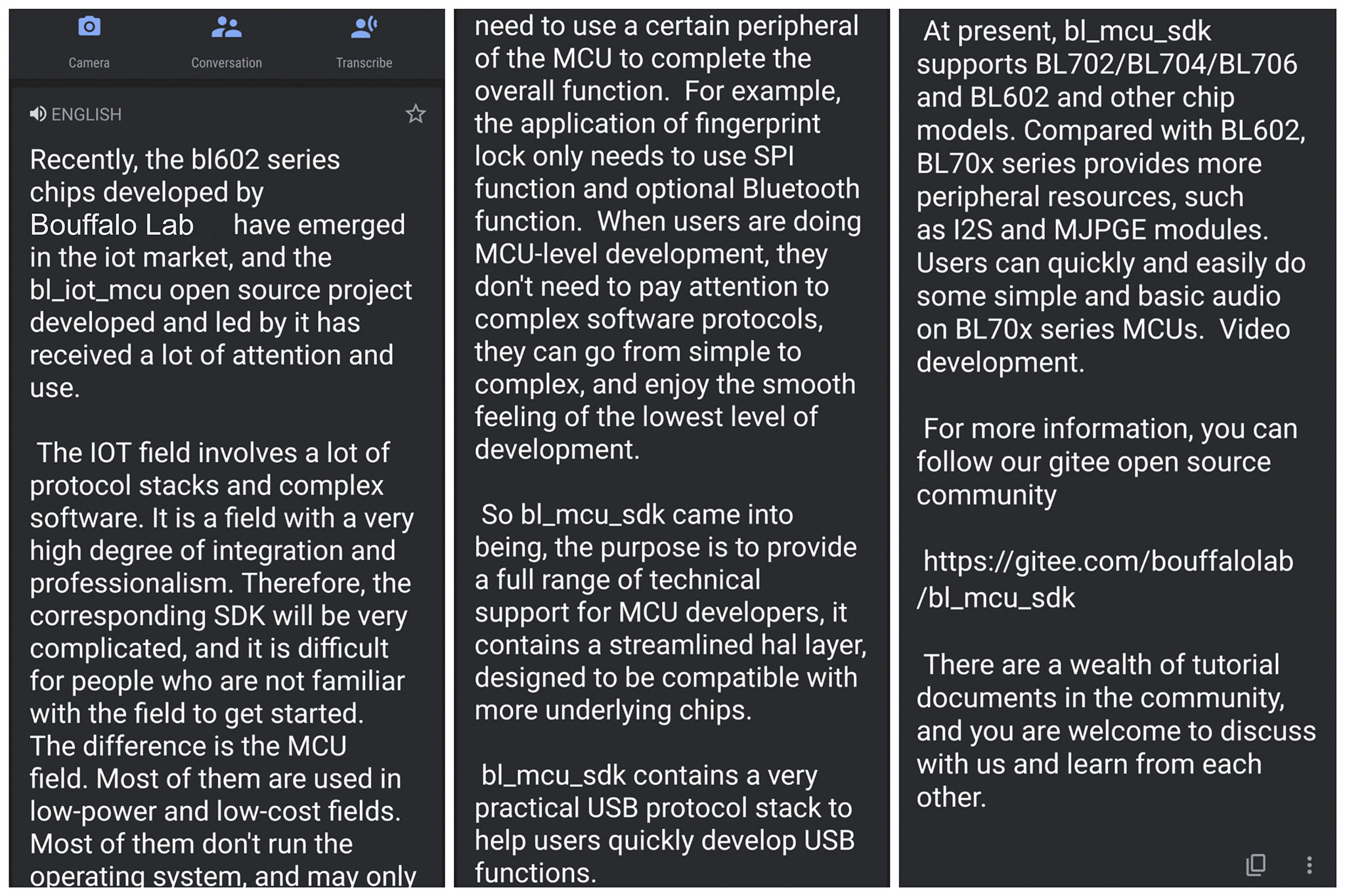 BL706 MCU SDK vs BL602 IoT SDK