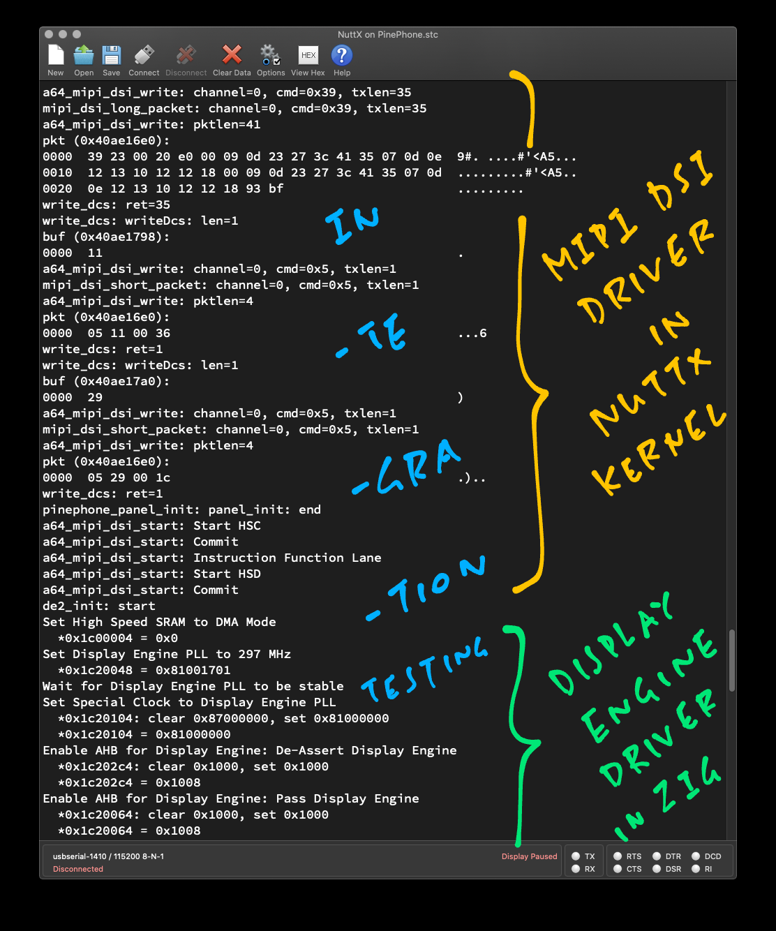 Testing MIPI DSI Driver