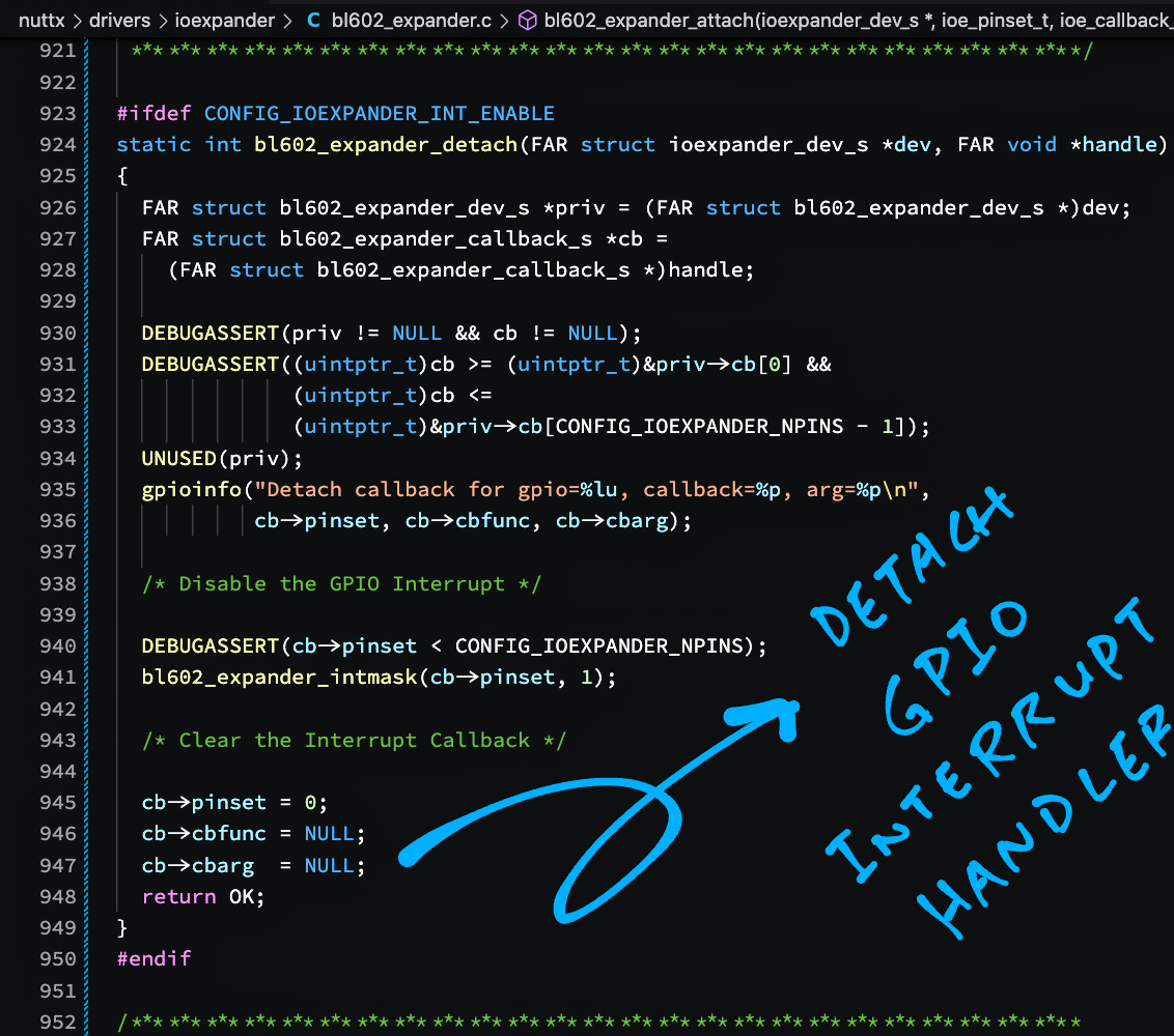 Detach GPIO Interrupt