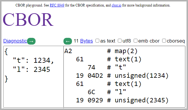 CBOR Playground