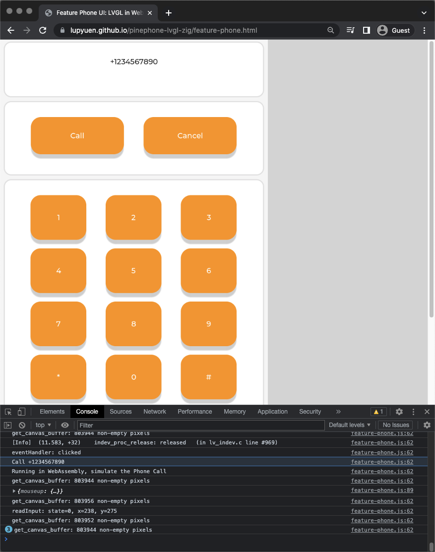 Handling LVGL Buttons in our Feature Phone UI