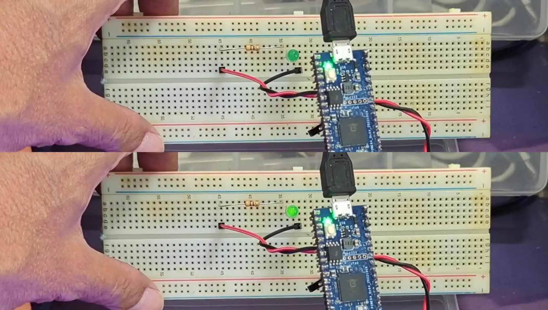 Blinking a Real LED on Ox64 SBC