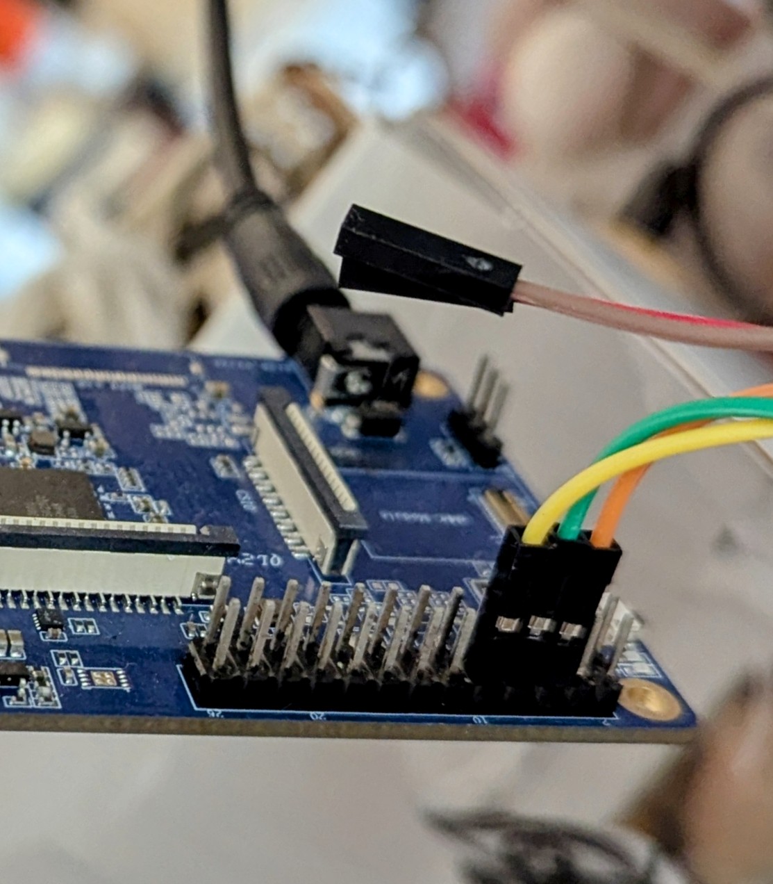 Connecting our USB UART Dongle to Oz64 SBC