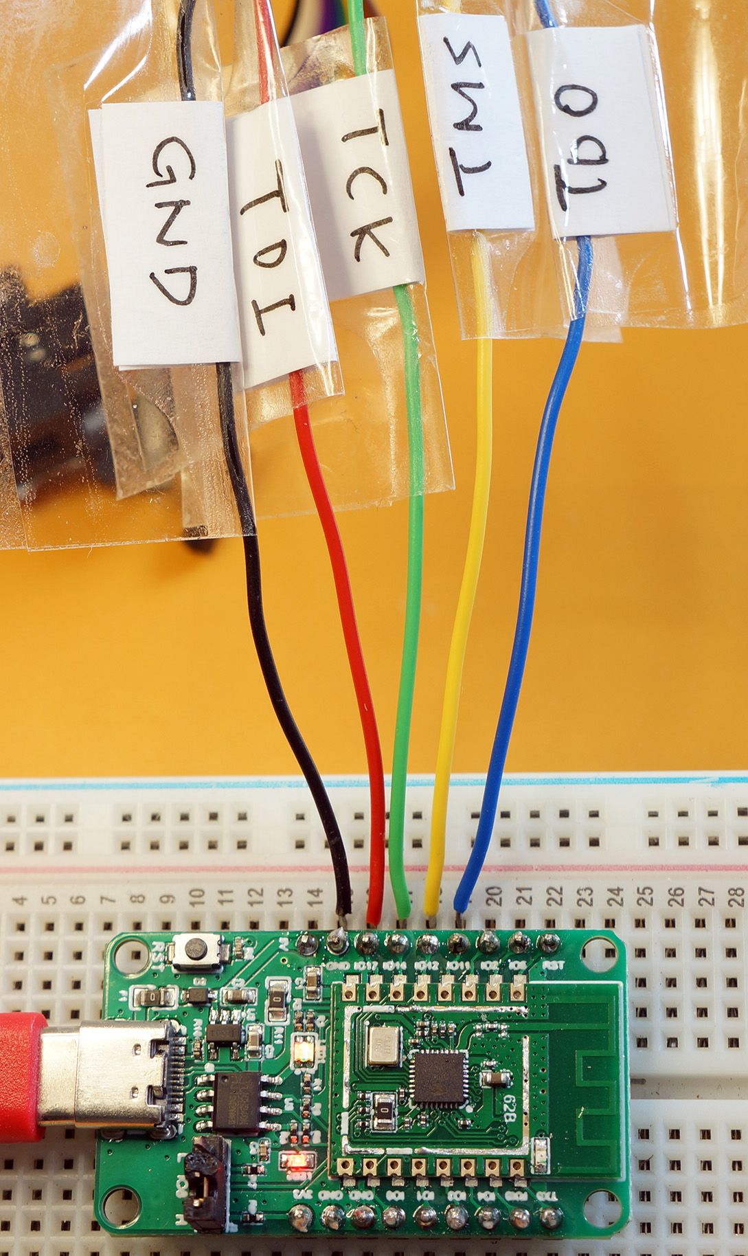 Default JTAG Port connected to JTAG Debugger