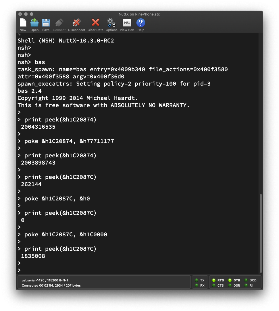 Controlling PinePhone’s LEDs With BASIC