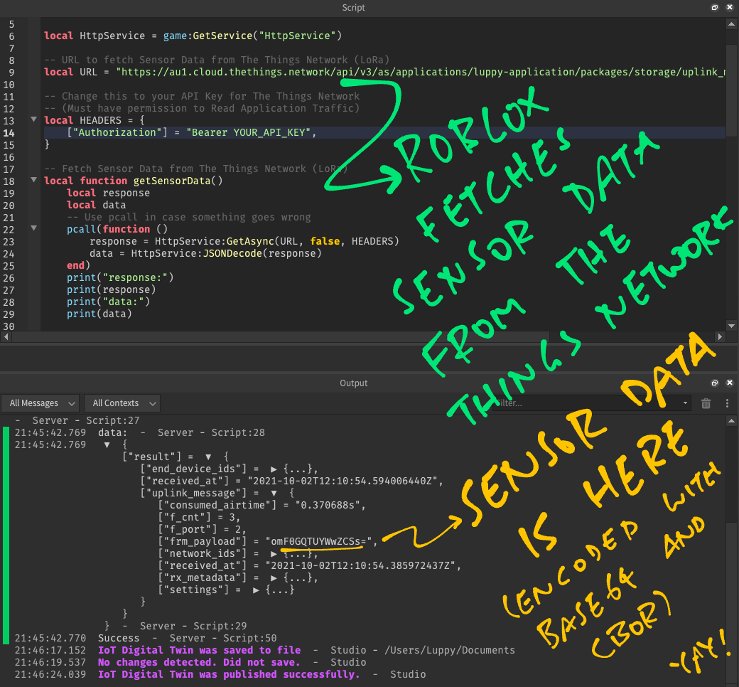 JSON HTTP Response decoded as Lua Table