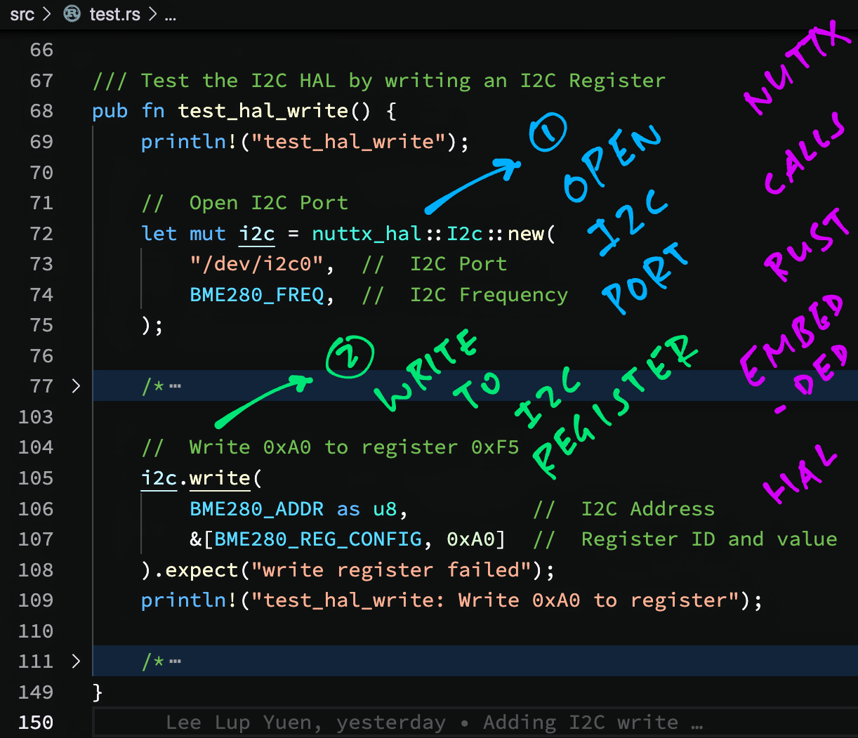 Write I2C Register