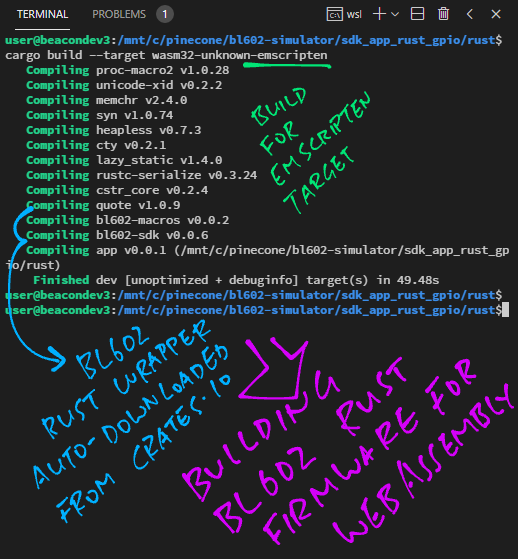 Compile Rust Firmware into WebAssembly