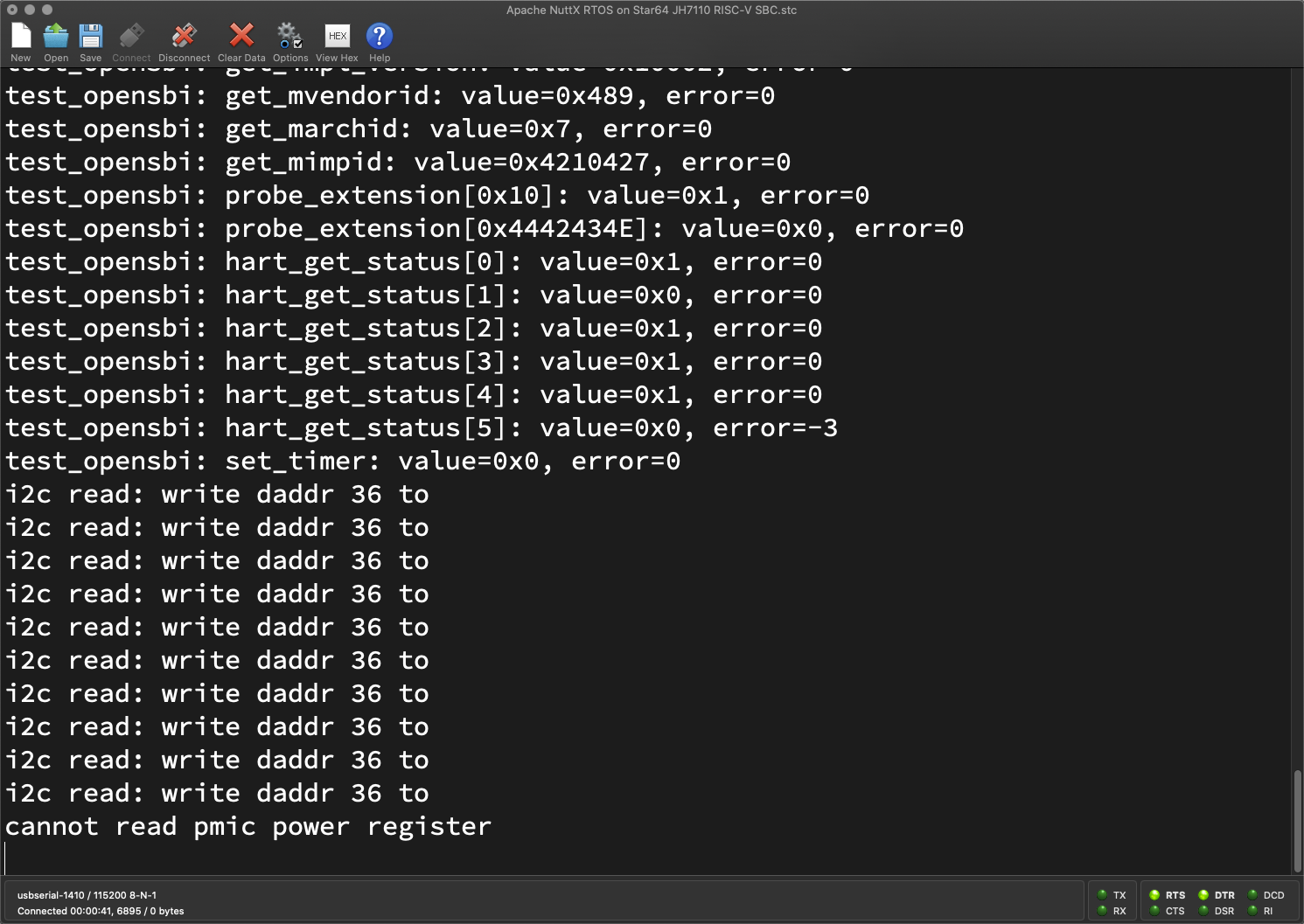 OpenSBI Shutdown on Star64 JH7110 RISC-V SBC