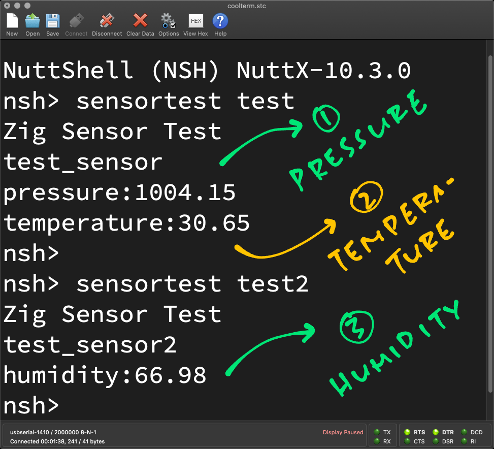 Zig Sensor App