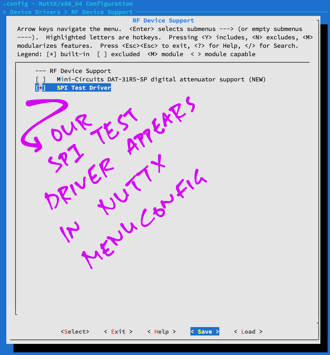 Select SPI Test Driver