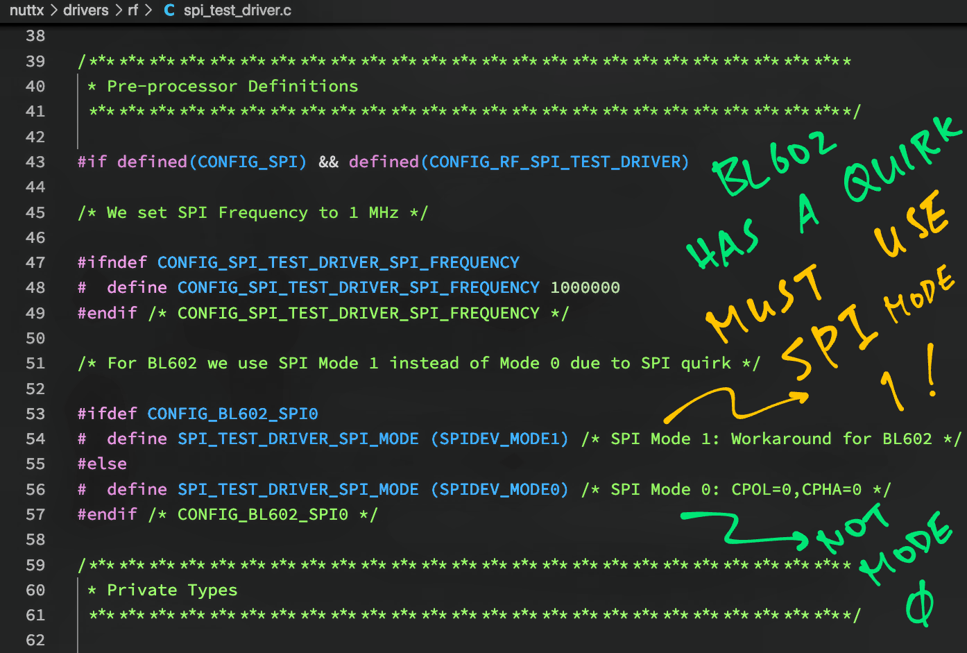 Using SPI Mode 1 instead of Mode 0 on BL602