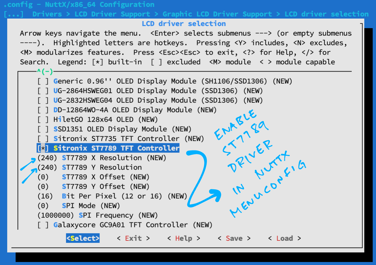 Enable ST7789 Driver