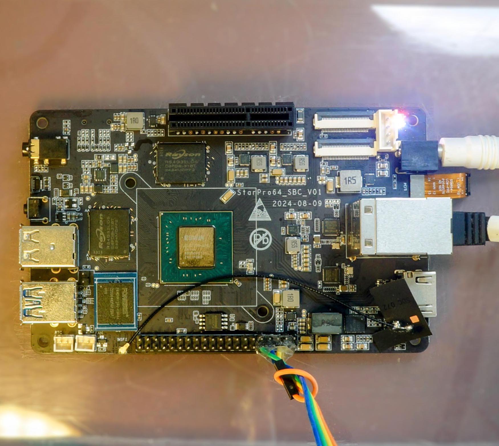 StarPro64 EIC7700X RISC-V SBC