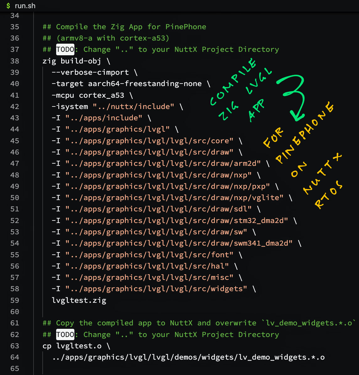 Compiling an LVGL Program in Zig