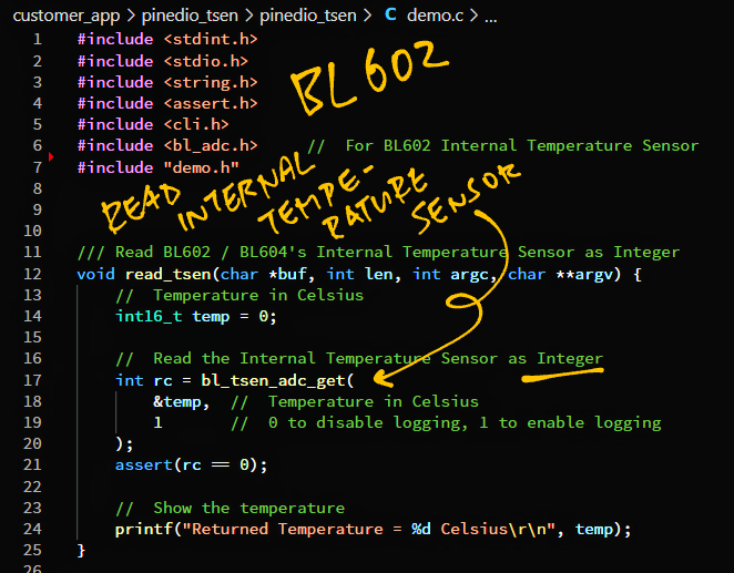 Reading the Internal Temperature Sensor the Quick Way