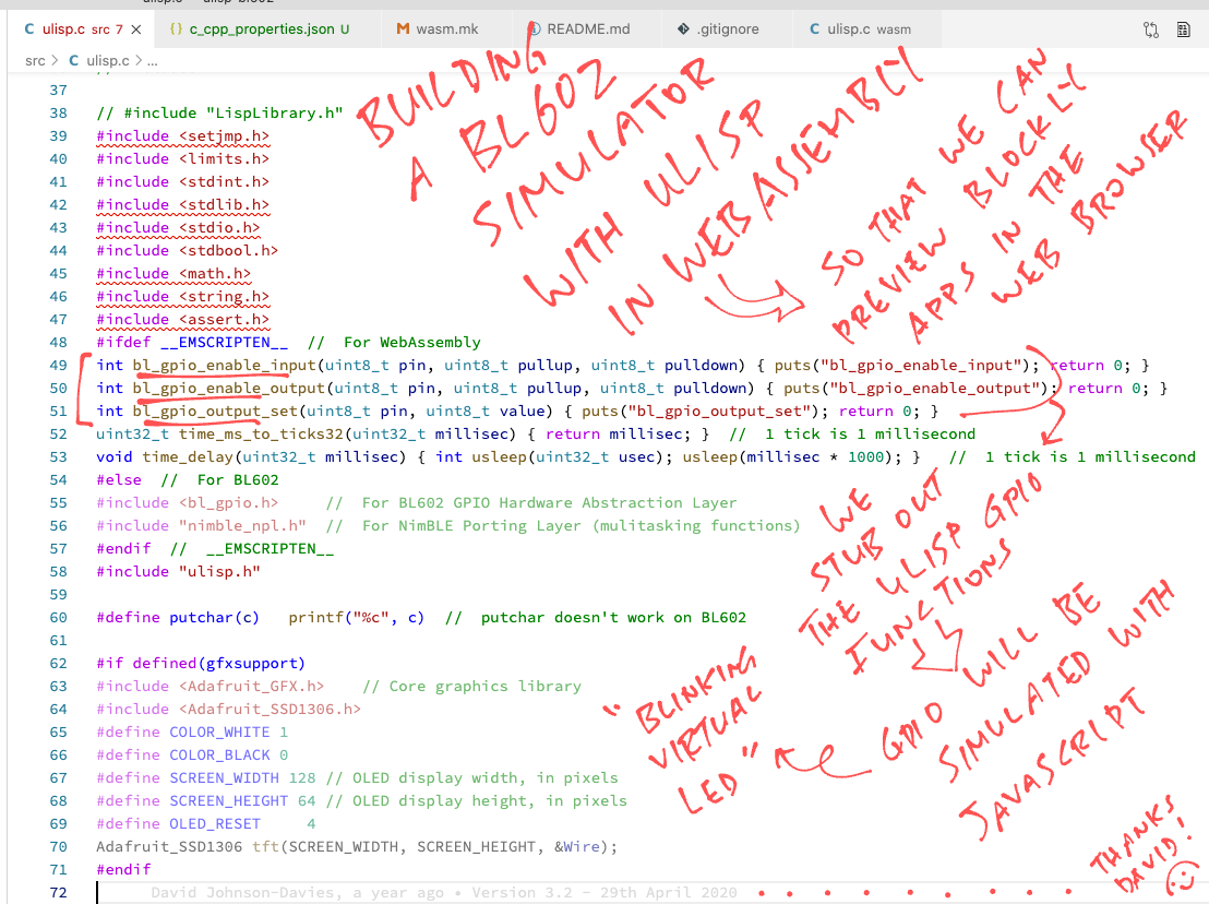 BL602 IoT SDK stubbed out